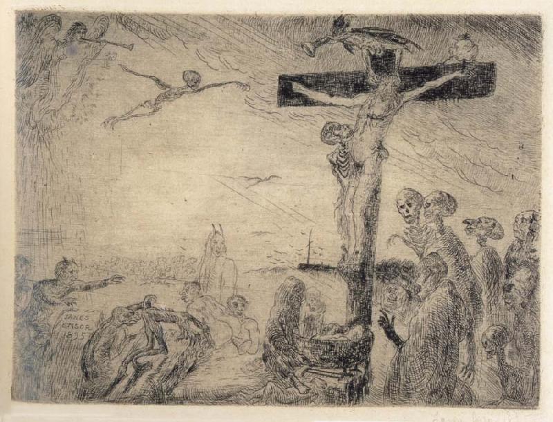 James Ensor Christ Tormented by Demons oil painting image